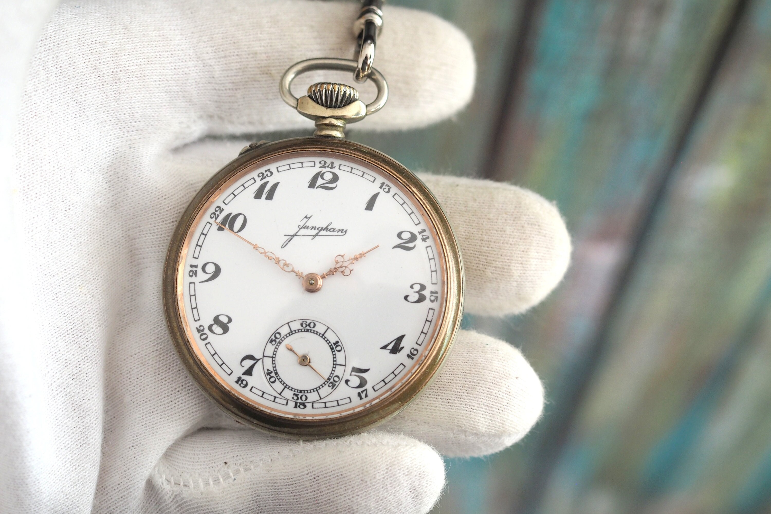 Junghans 1920 s German Pocket Watch Junghans Cal J33a Vintage German Mechanical Wind up Pocket Watch Etsy Ireland