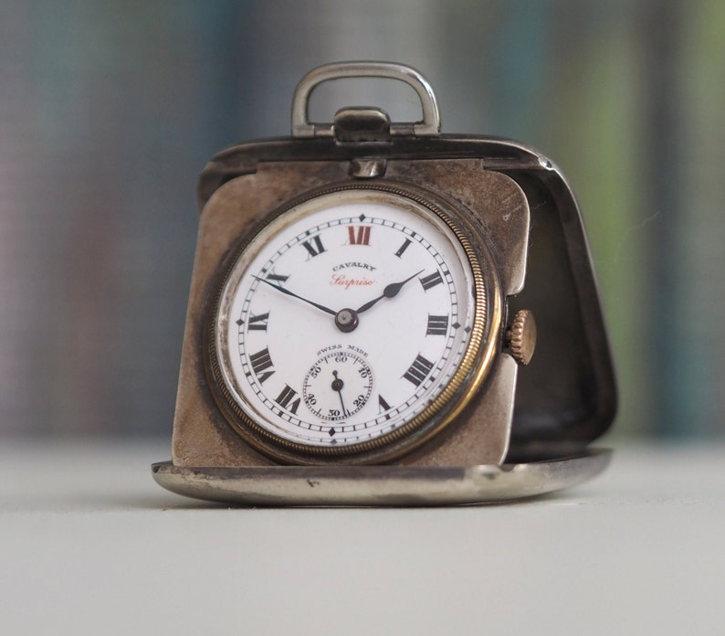 CAVALRY 1900's Swiss Made Pocket Watch Antique Swiss Etsy