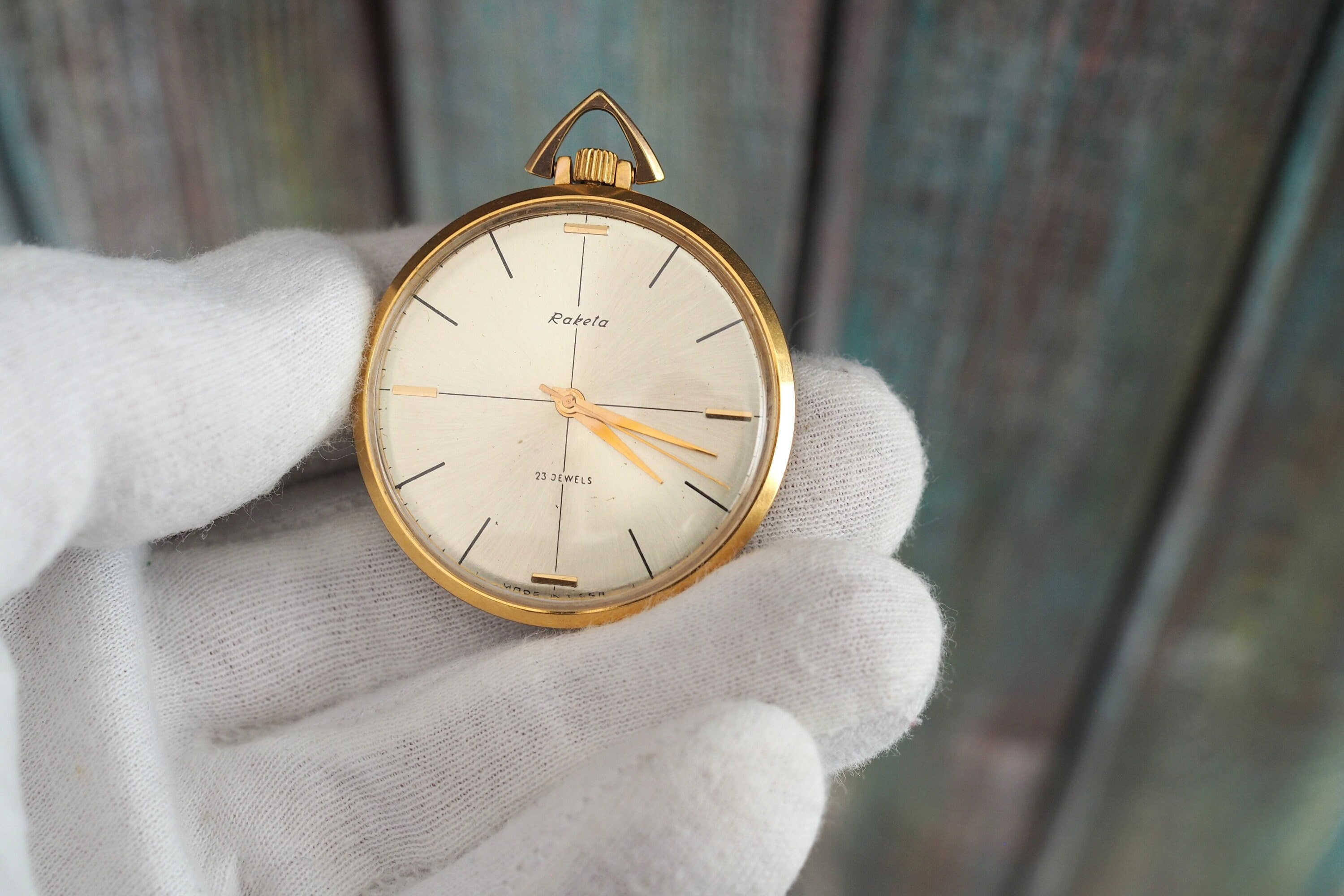 RAKETA Samson Cal.2209 - Ultrathin Mechanical Wind up Pocket Watch