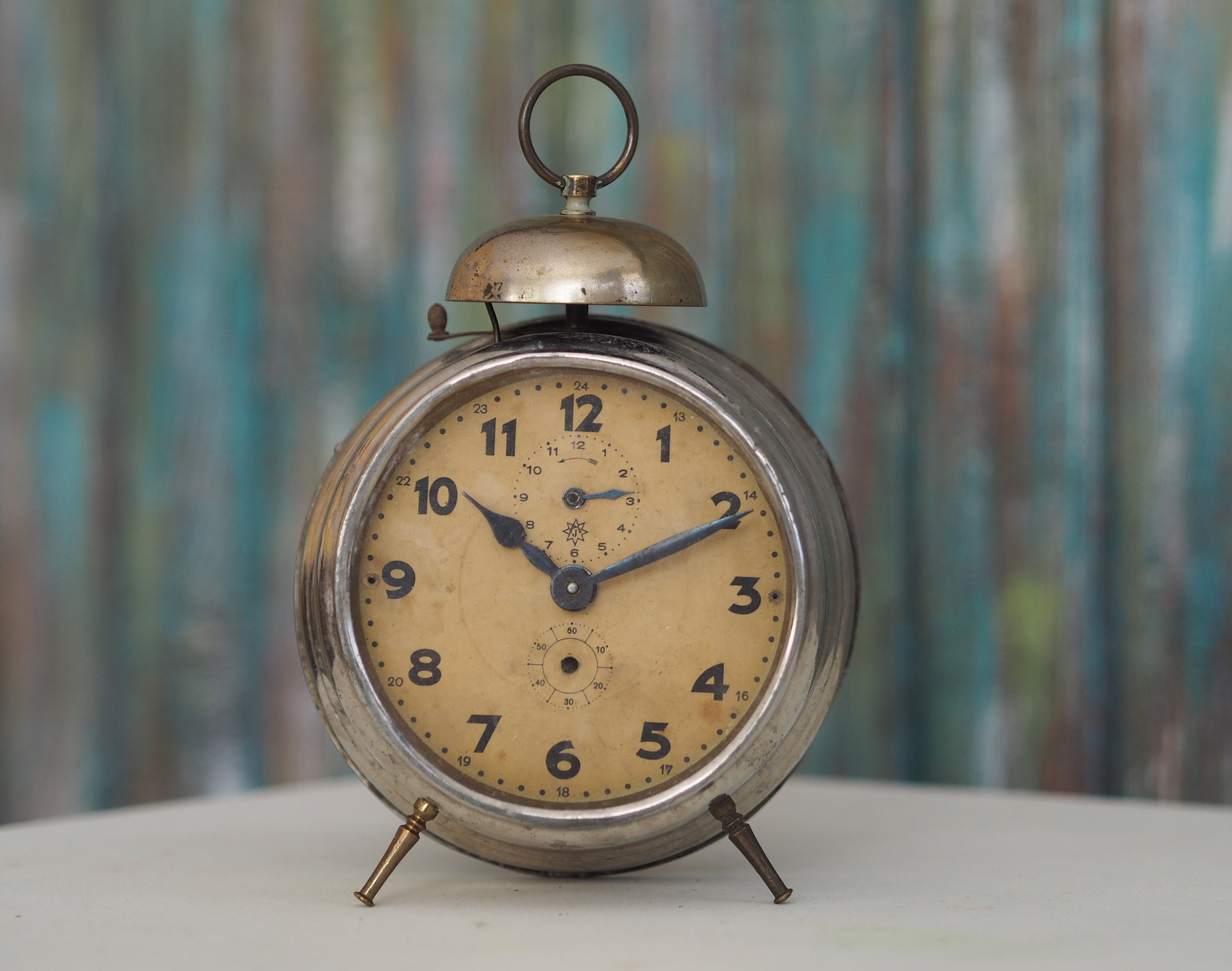 ANTIQUE Junghans ALARM CLOCK ca. 1920s for home décor not Etsy