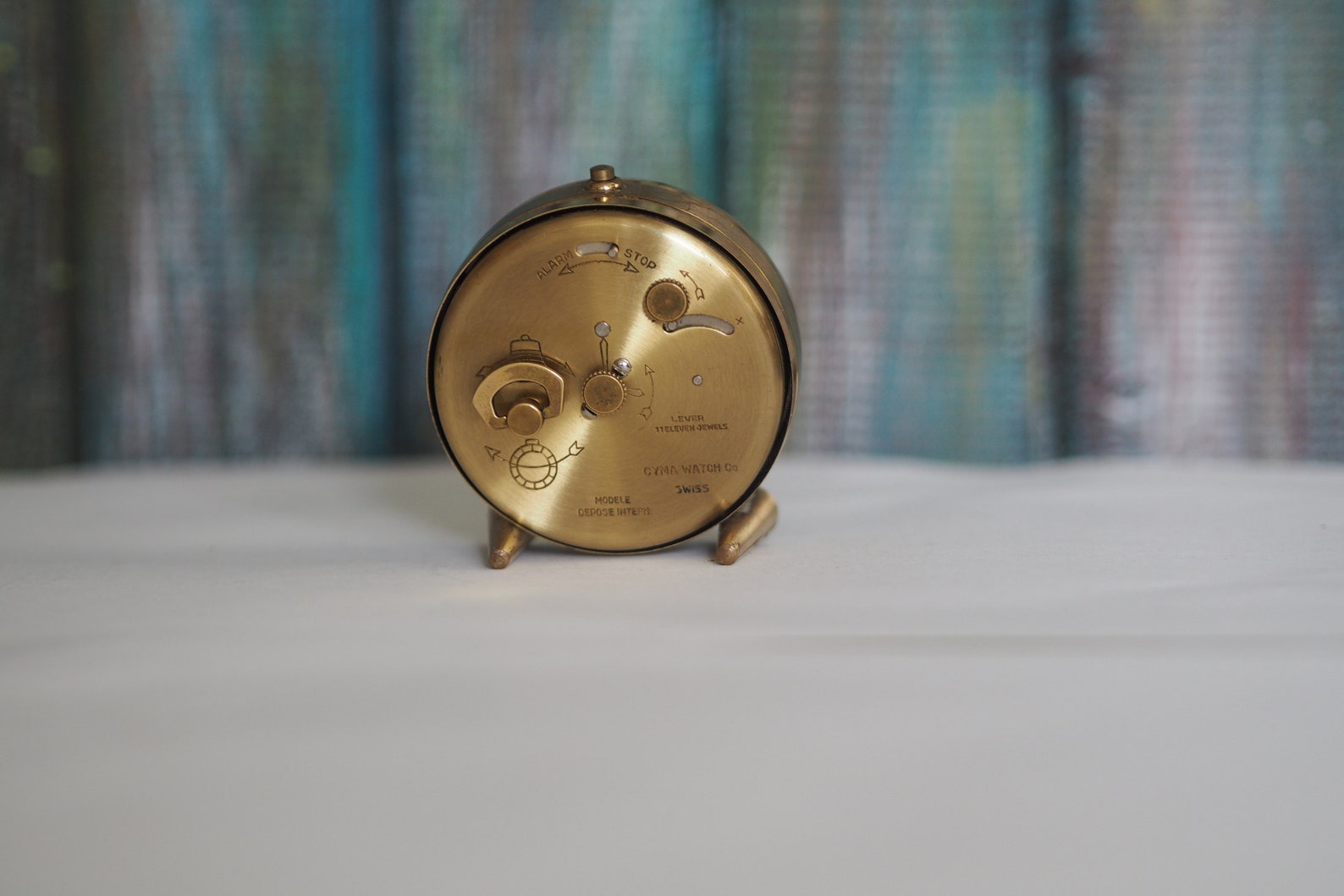 Cyma Amic 1950's Vintage Mechanical Wind up Alarm Clock Etsy