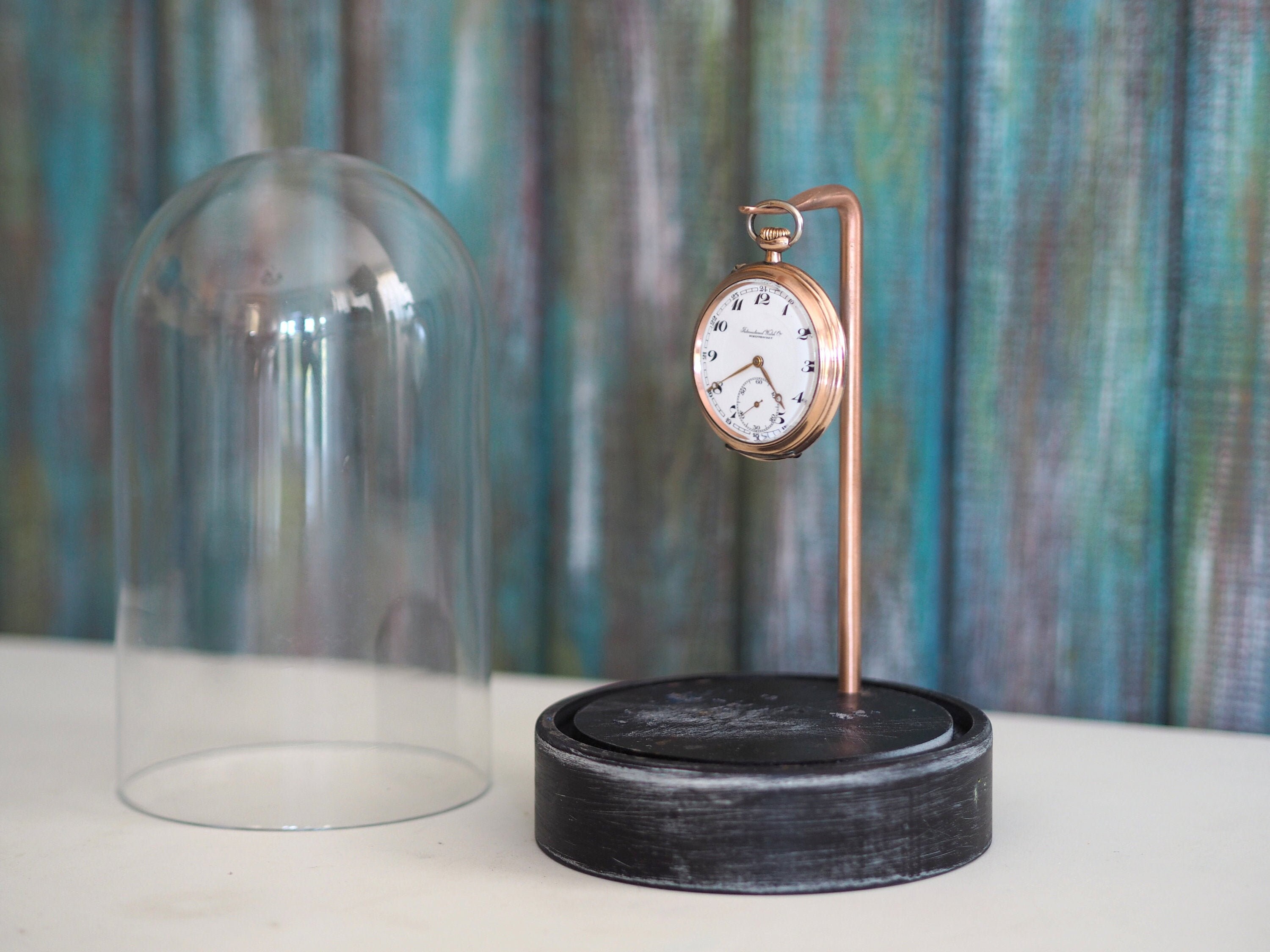 Glass Display Dome pocket watch display watch display stand Etsy