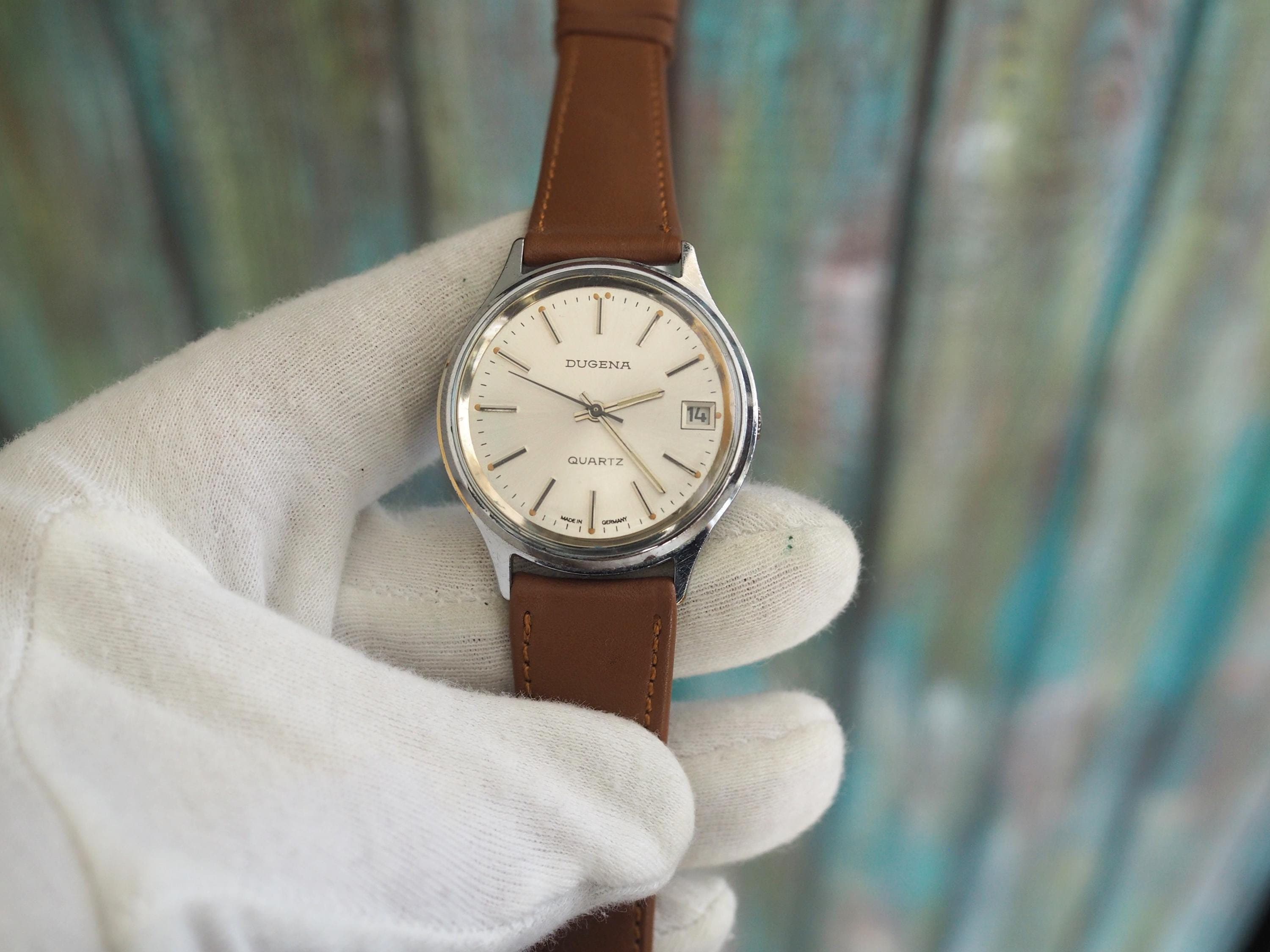 DUGENA - German Quartz Men's Watch - Etsy