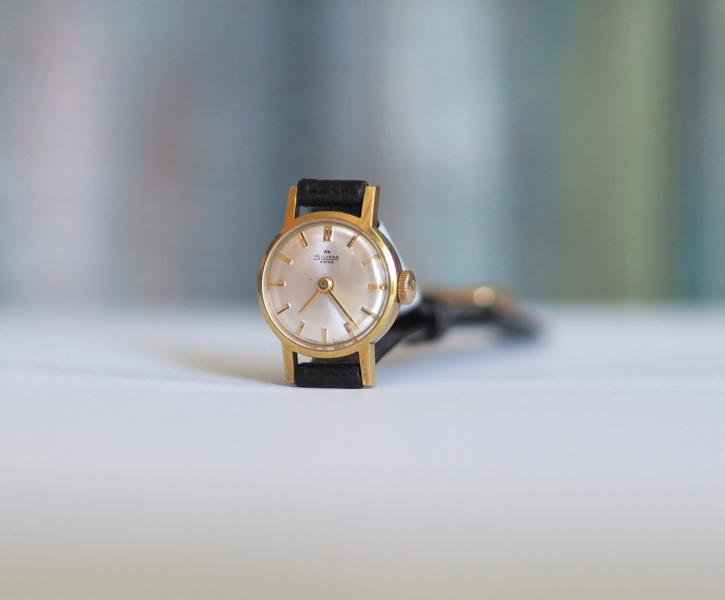SILVANA Tiny Swiss Made Mechanical Wind up Women s Watch Etsy UK