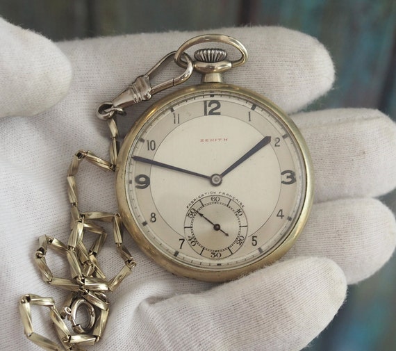 ZENITH 懐中時計 トルコ列車 2548] ZENITH ゼニス WW2 ドイツ軍用 3