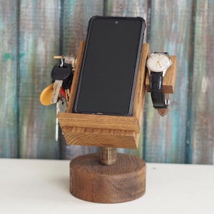 Oak wood watch stand ,  custom watch display stand watch organizer, wooden watch stand, watch stand, oak stand