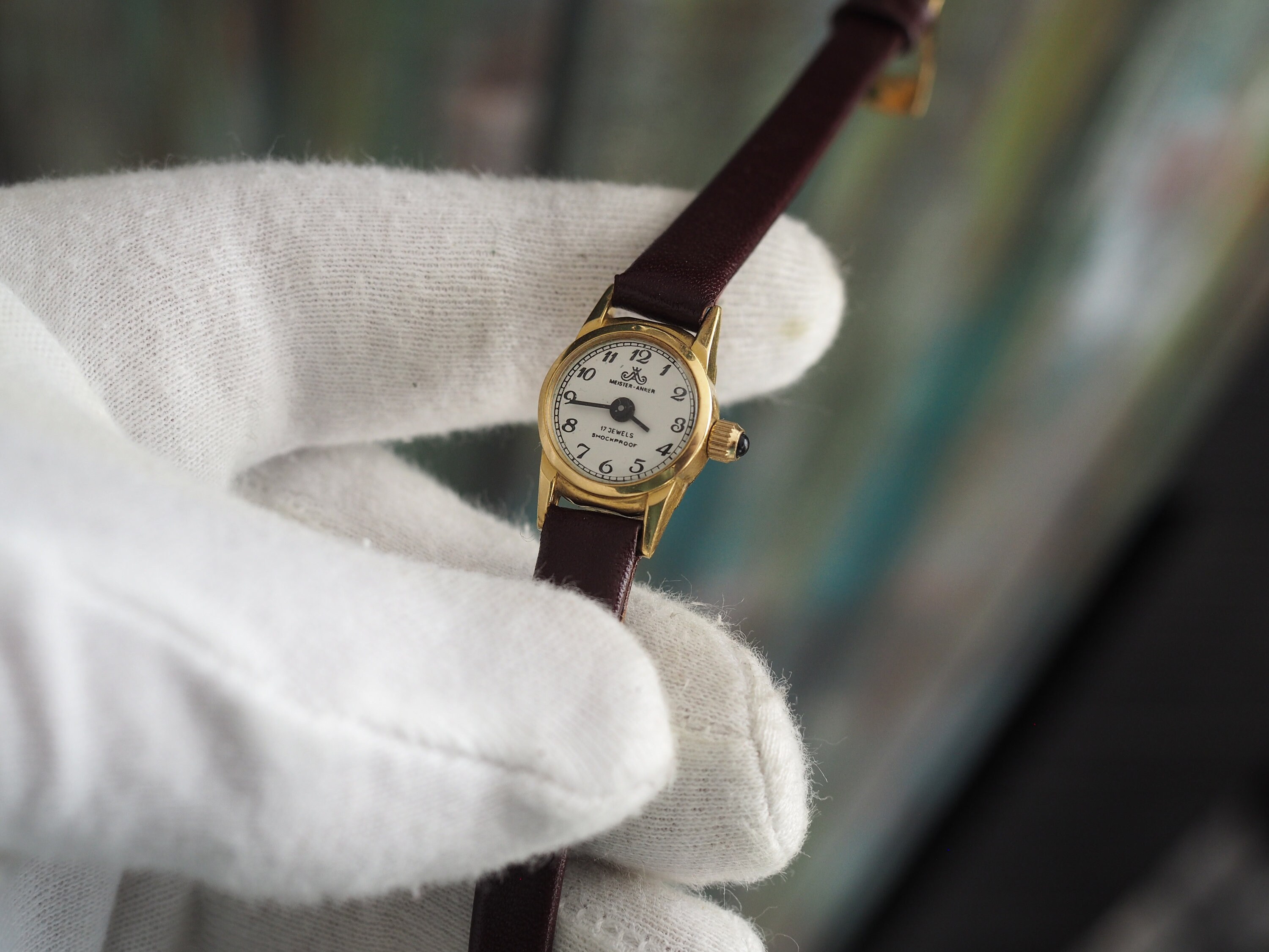Meister Anker 18K .750 massief goud Klein Duits dameshorloge Meister Anker Glashutte vintage Duits mechanisch opwindhorloge Etsy Nederland
