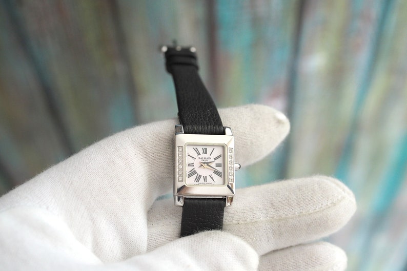 Pierre Balmain Diamods watch ref. 3335 Square Steel Quartz Ladies Watch image 1