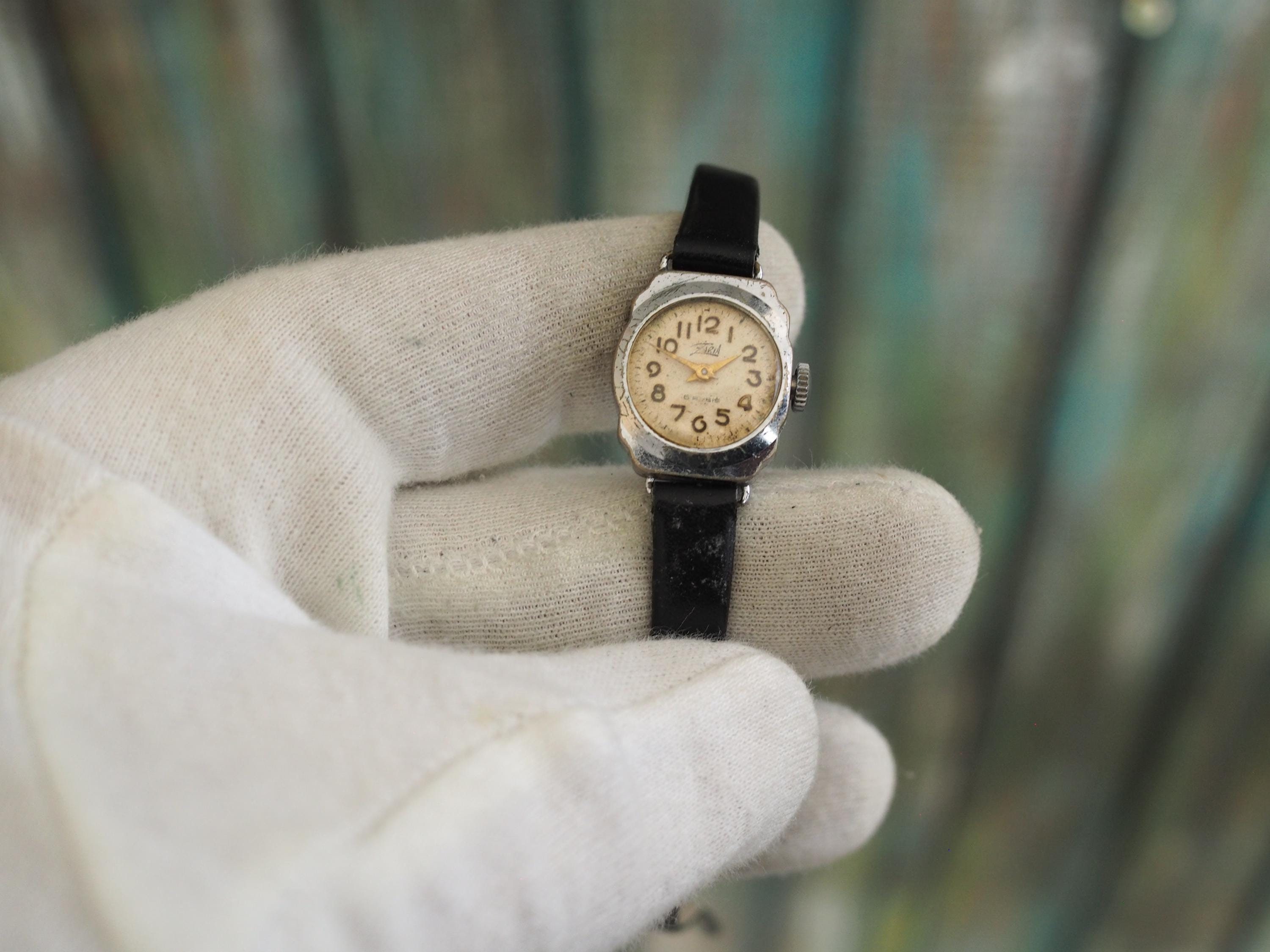 ZARJA - Rare Early USSR Women's Watch 1950's , Vintage Mechanical