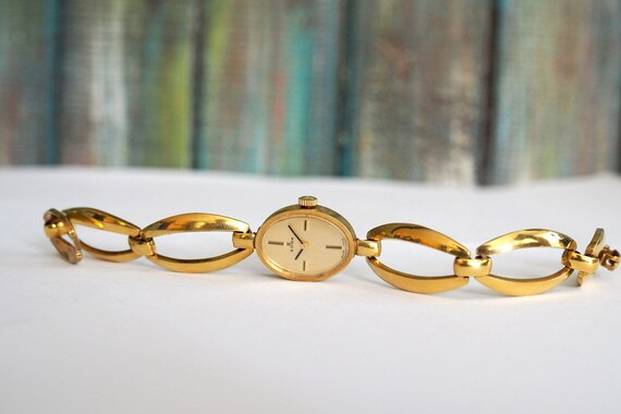 Montre Vintage EDOX Pour Femme - Mécanique, Boîtier Acier, Bracelet Cuir Argenté - Bon état