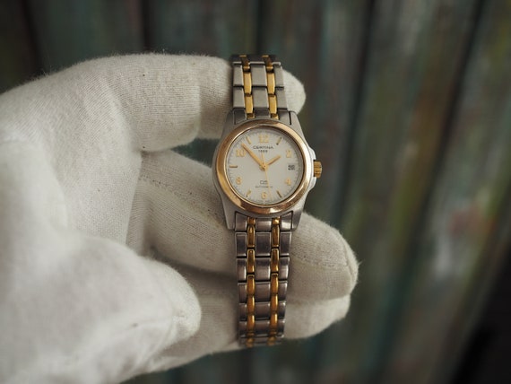 Certina Women\'s Watch 7060 DS White Dial Vintage Swiss Quartz 26mm Brown… Certina Womens Watch 7060 DS White Dial Vintage Swiss Quartz  main image 3