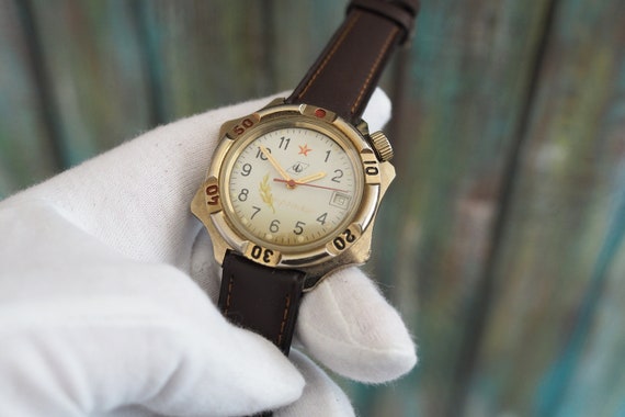 Vostok Komandirskie Vintage mechanische Herrenuhr Wostok-Komandirskie