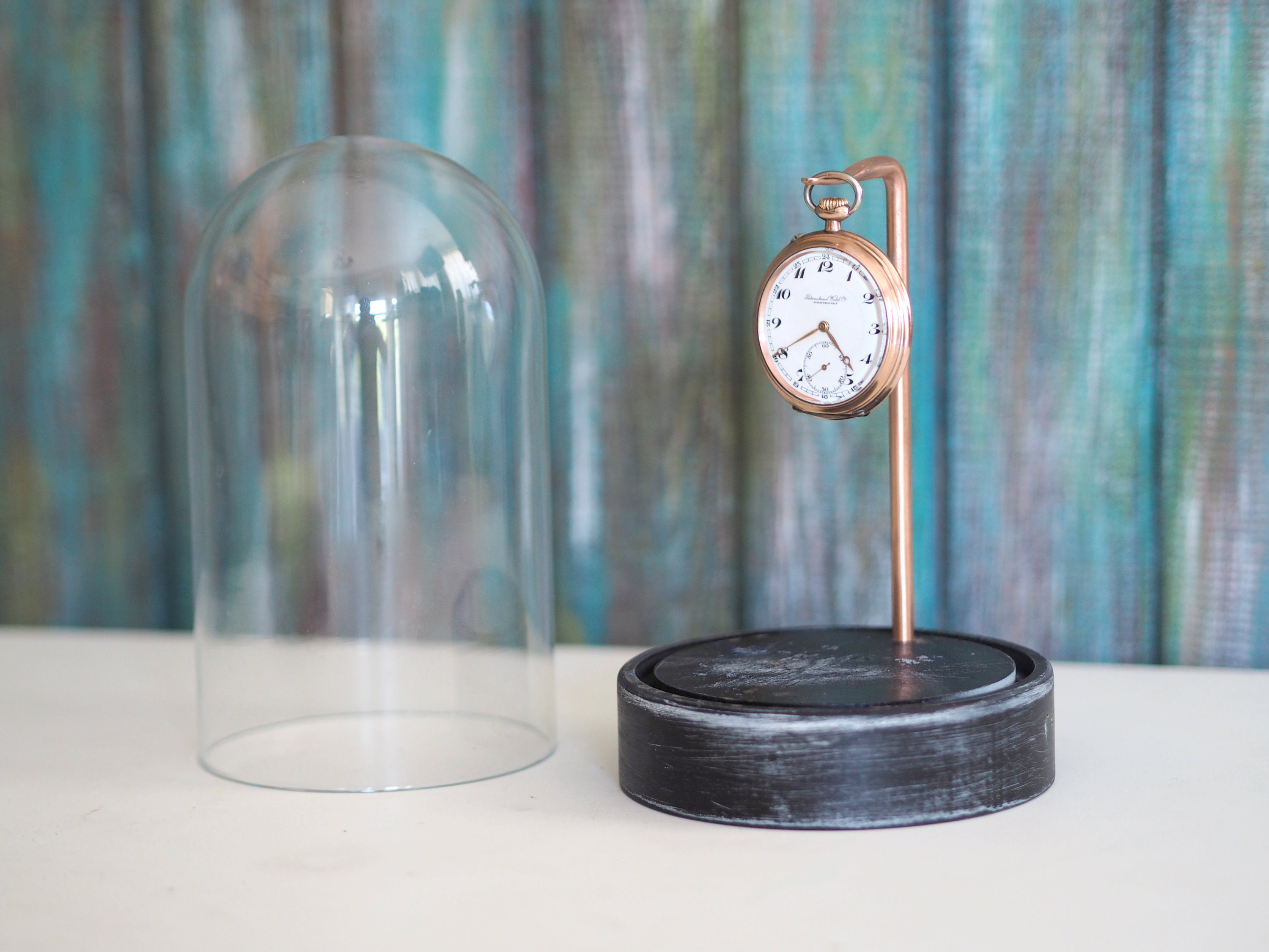 Glass Display Dome pocket watch display watch display stand Etsy