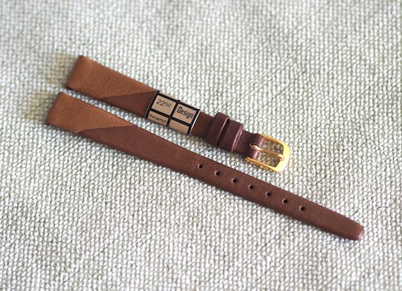 Bracelet de montre en cuir marron Crack II vintage fait main 18 20 22 mm pour Seiko, etc. - France
