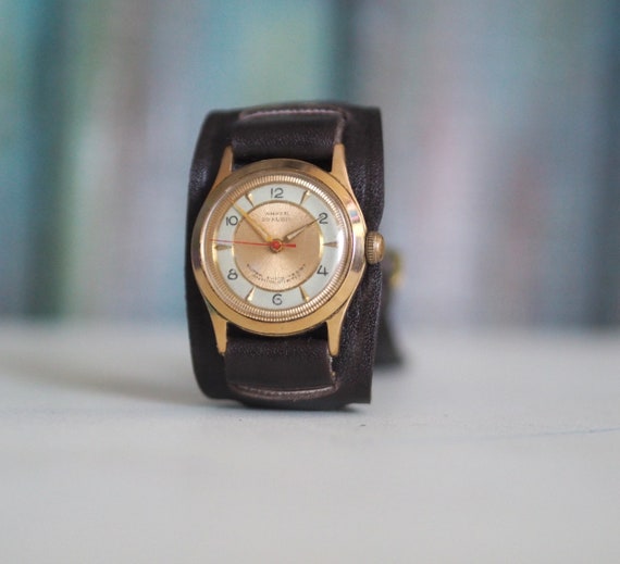 ANKER Duits mechanisch herenhorloge uit de jaren 50 vintage Duits mechanisch opwindbaar herenhorloge Etsy Belgie