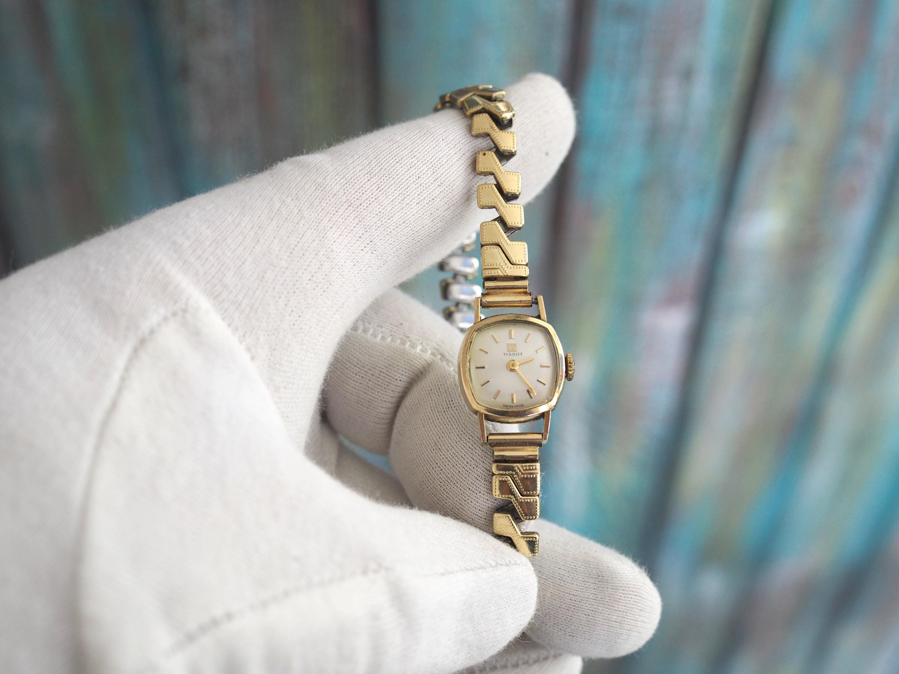 Vintage Tissot Ladies Watch: Swiss Made Gold-tone Mechanical - Etsy