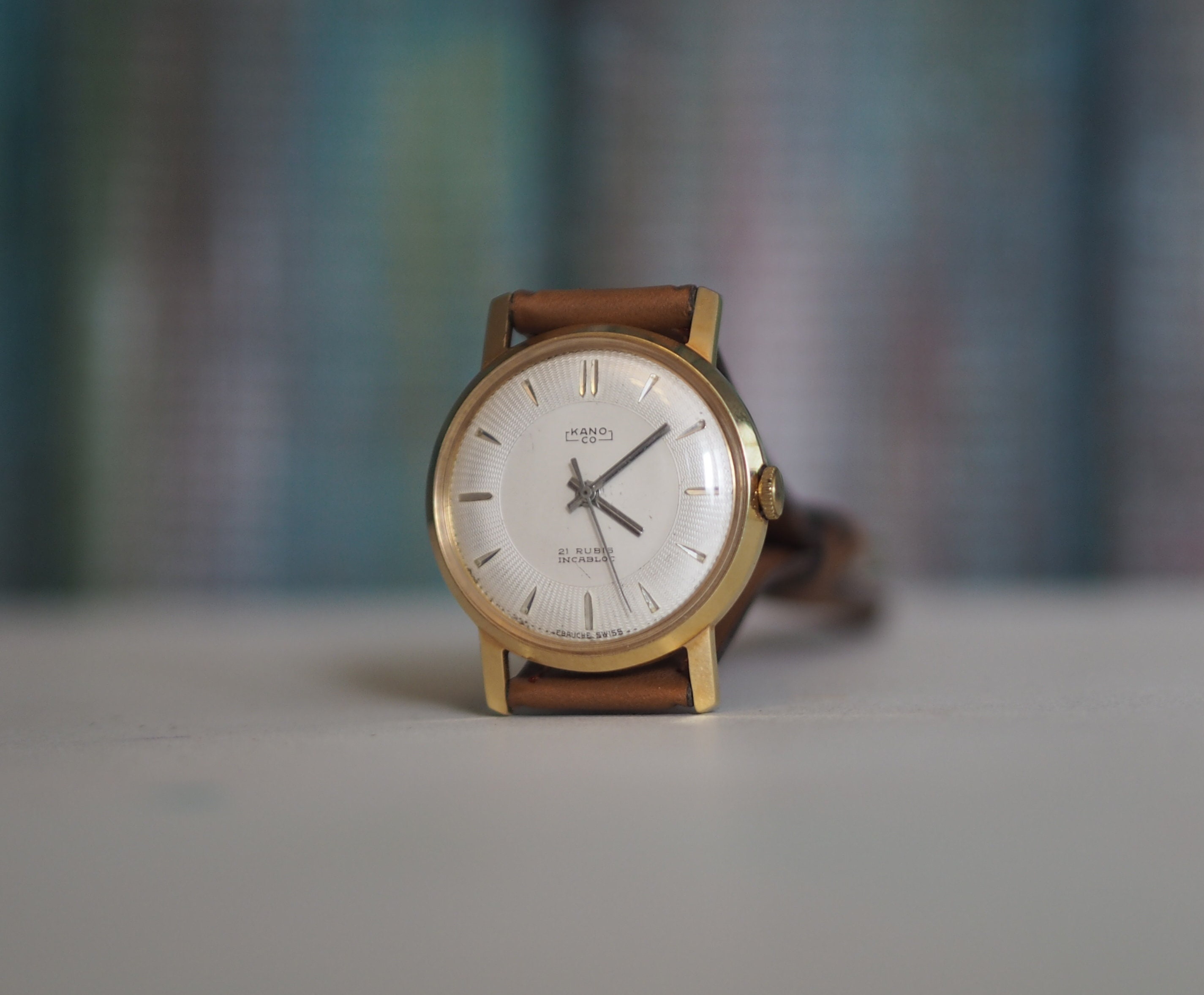 KANO Swiss Made Mechanical Wind up Men's Watch , 1960's- Perfect