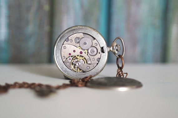 Saint George Dragon Slayer Pocket Watch: USSR Molnija Custom Watch