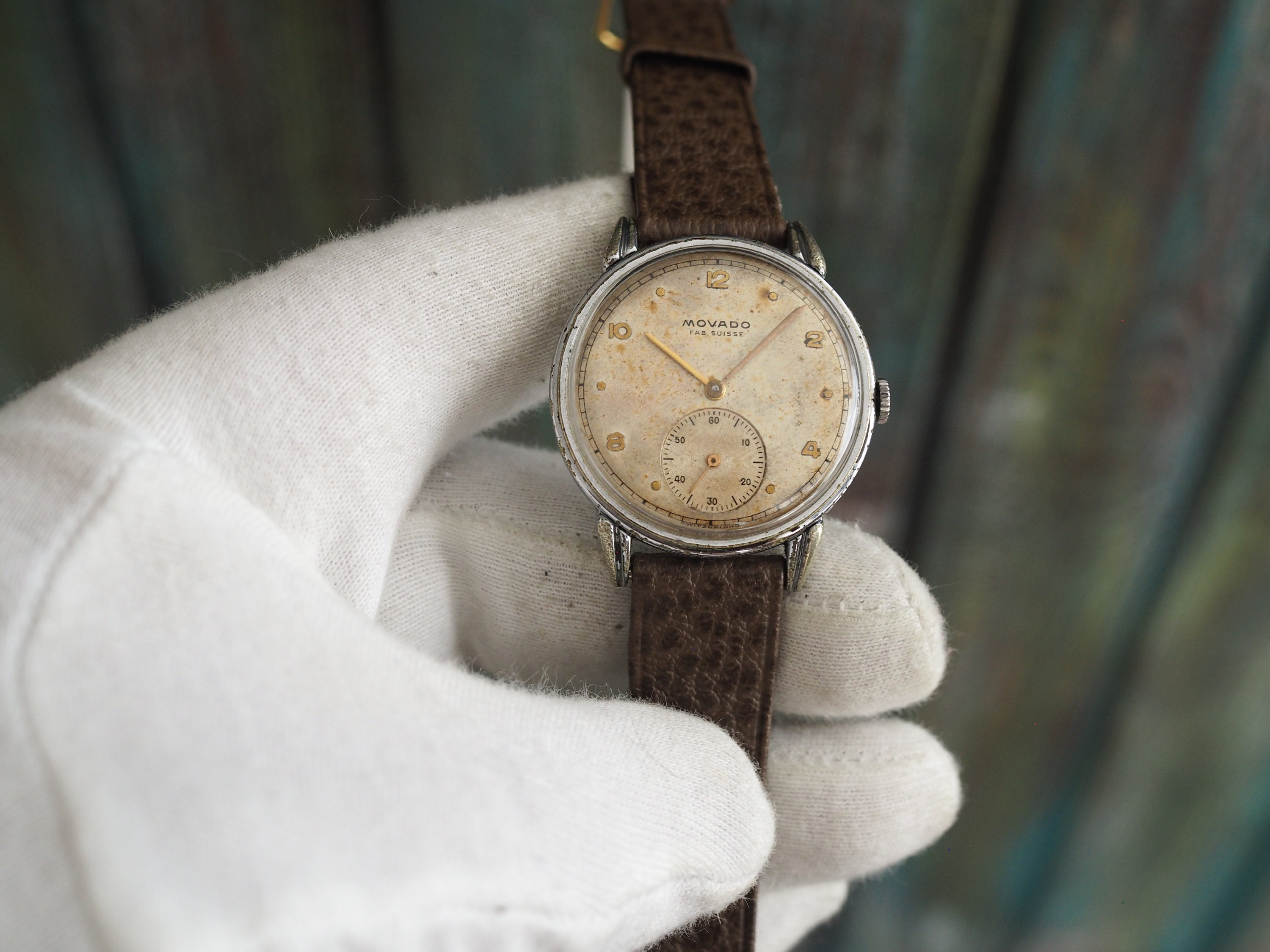 MOVADO Cal.75 - Swiss Made Mechanical Wind up Men's Watch 1950s - Etsy