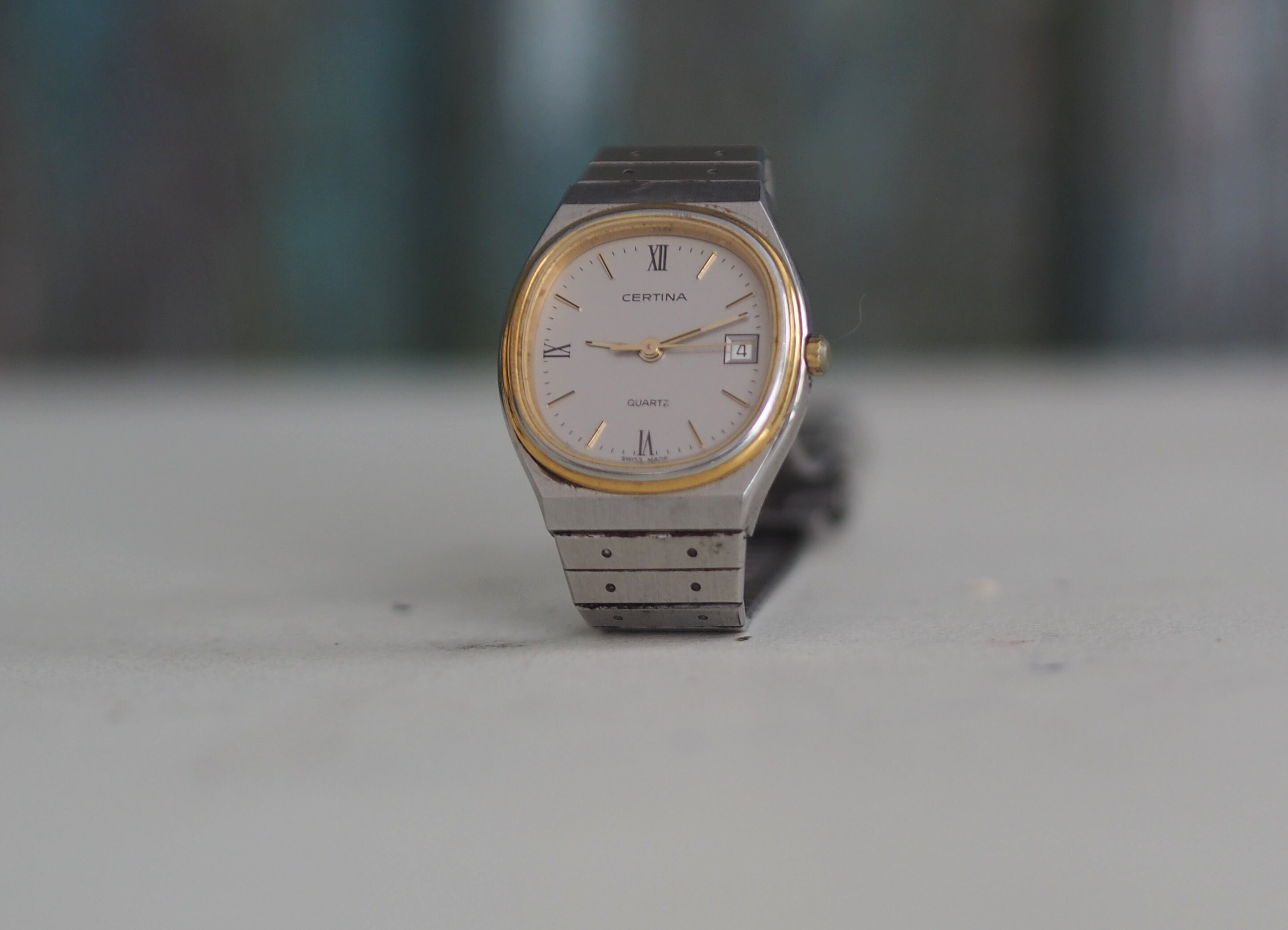 Montre Vintage CERTINA Swiss Quartz - Fonction Jour/date, Pile Neuve - Occasion