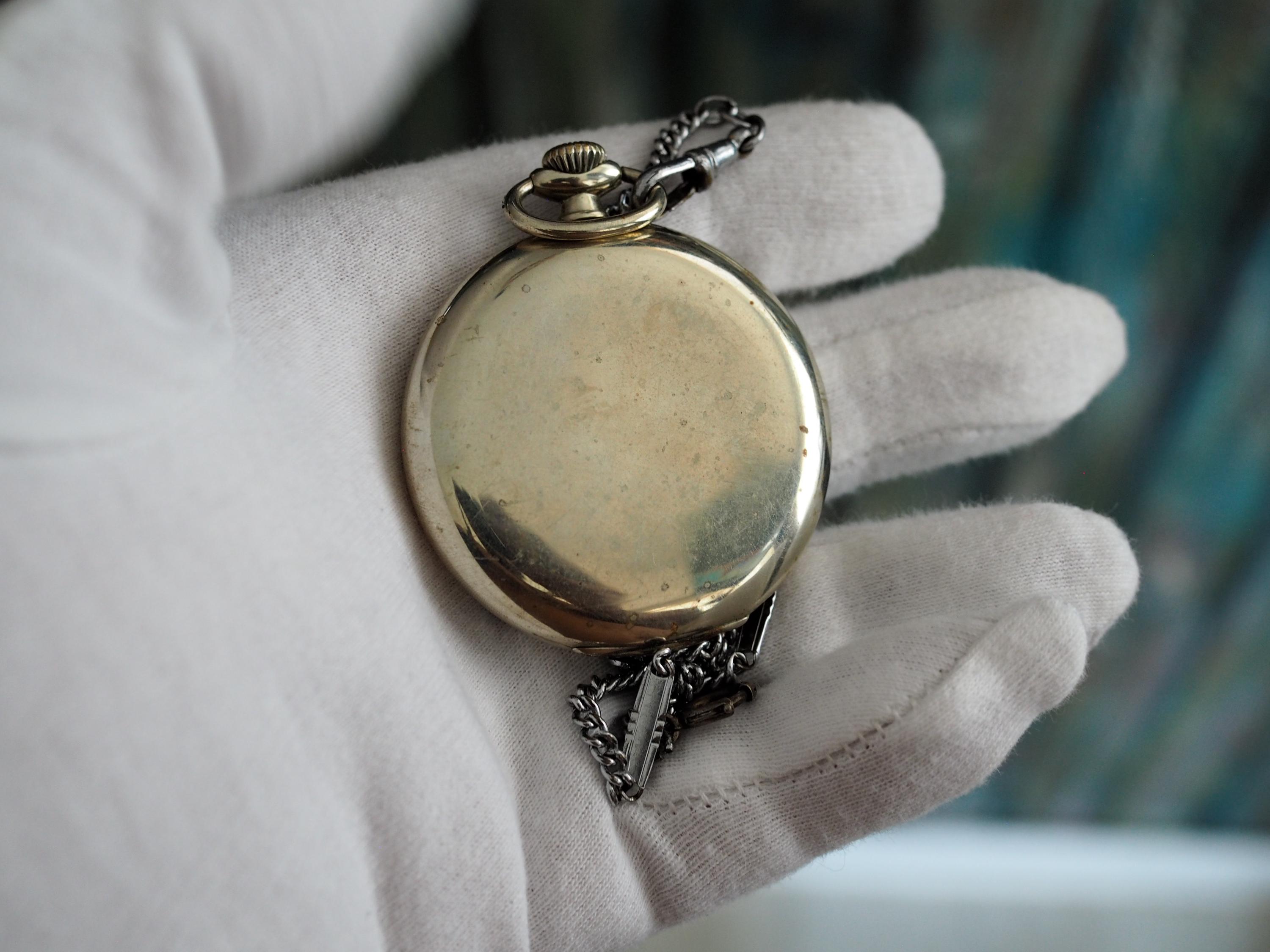 Vintage Omega Pocket Watch 48mm Case • Serial 10134846 • Working