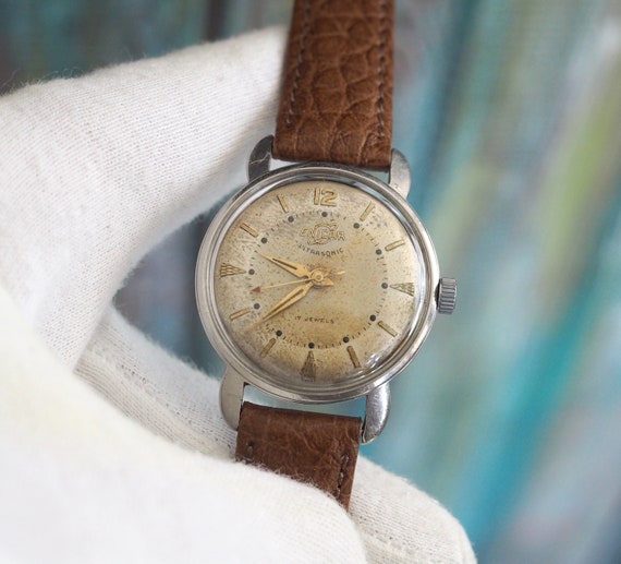 ENICAR Ultrasonic Swiss Made Mechanical Wind up Men s Watch Enicar Vintage Mechanical Watch Etsy Australia