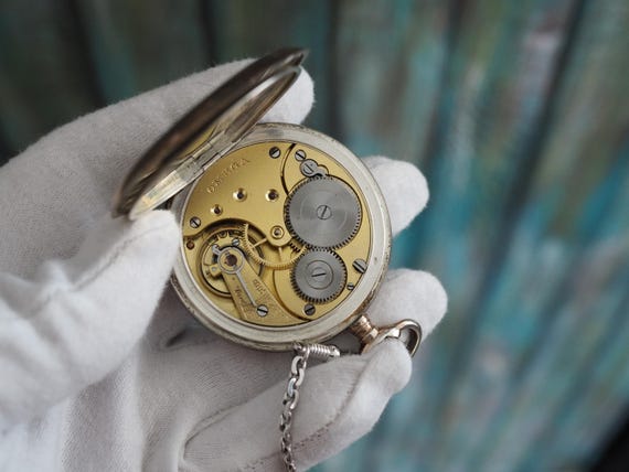 Antique Omega Pocket Watch • .800 Silver Case • 51mm • Grand Prix