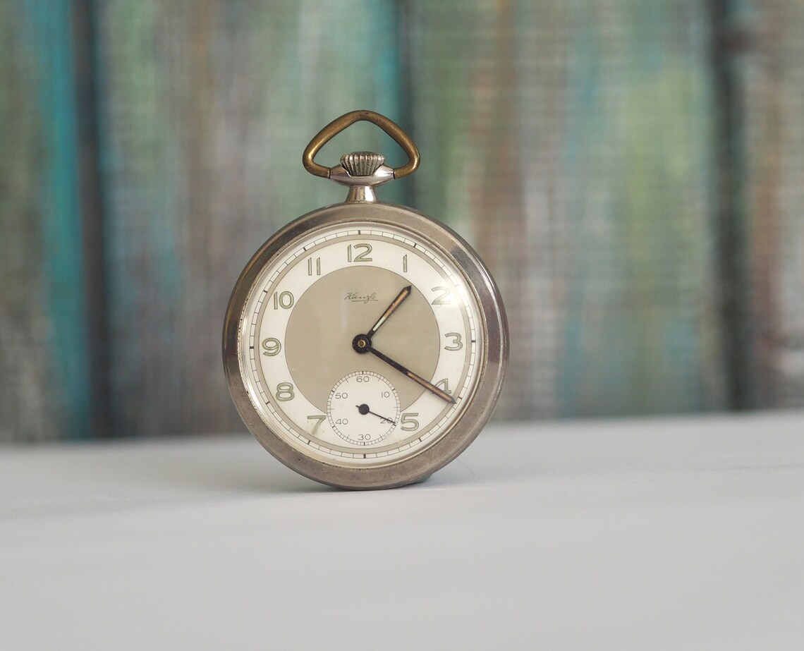 KIENZLE 1960's German Pocket Watch KIENZLE Vintage Etsy
