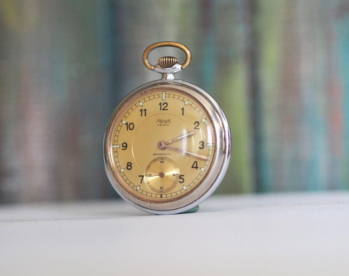 KIENZLE 1960's German Pocket Watch KIENZLE Vintage Etsy Australia