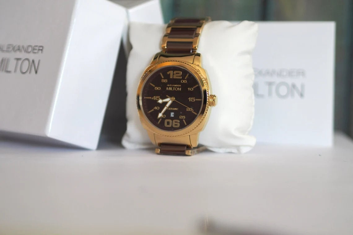 Alexander Milton Quartz Watch Mint Unworn Etsy