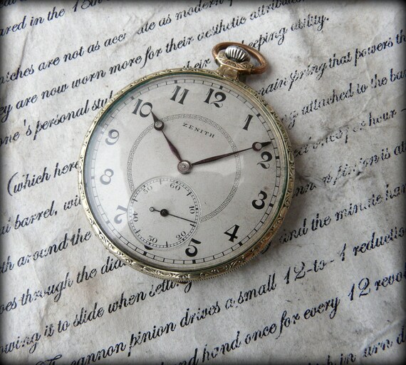 Zenith - 1930's Swiss pocket watch "Zenith", antiq