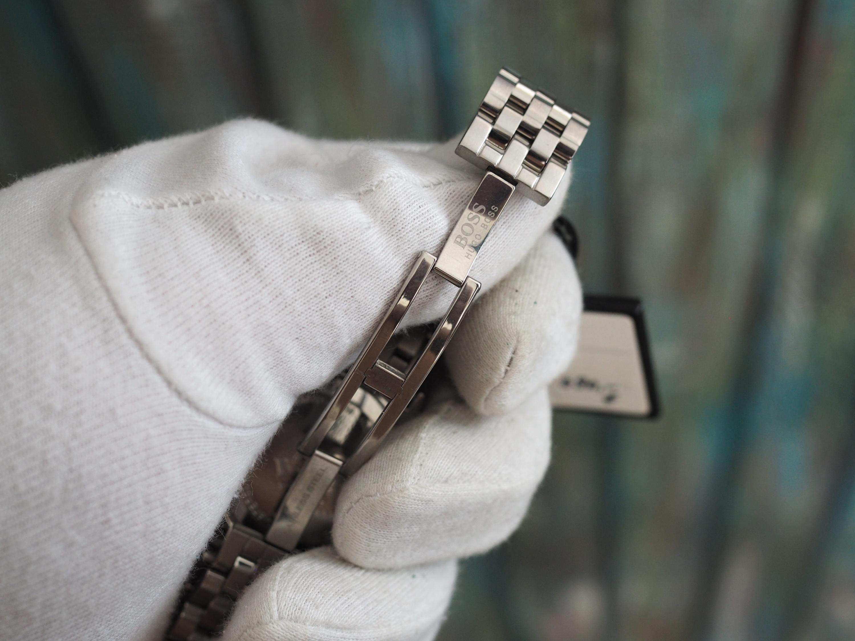 Hugo Boss Two-tone Swiss Watch: 32mm White Dial, Date Subdial - Etsy