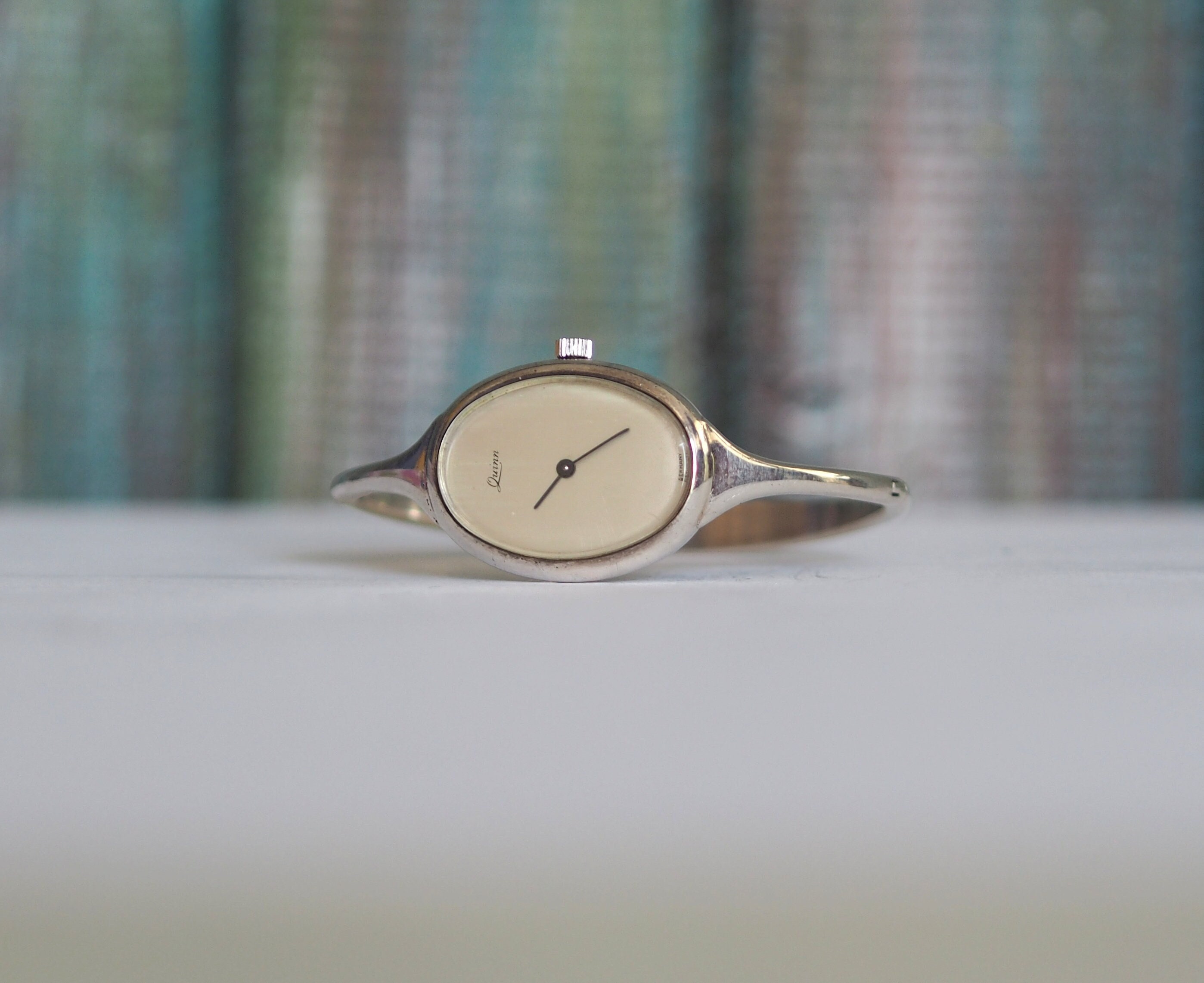 チャコ Quinn シルバー925 チェーンウォッチ QUINN - 0.925 Solid Silver German Women's Bangle Watch Quinn