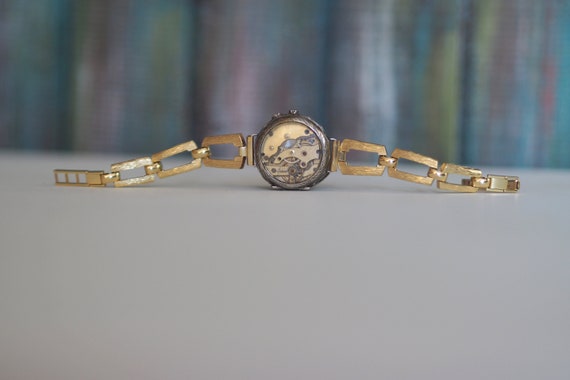 1890s hand engraved solid silver Antique watch, t… - image 4