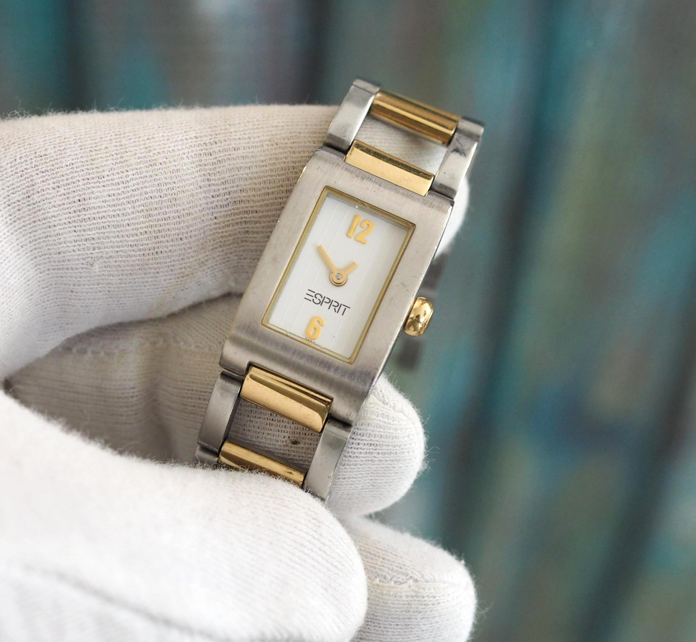 Vintage Esprit Ladies Watch | Two-tone Bracelet | 17x27mm  display picture 2
