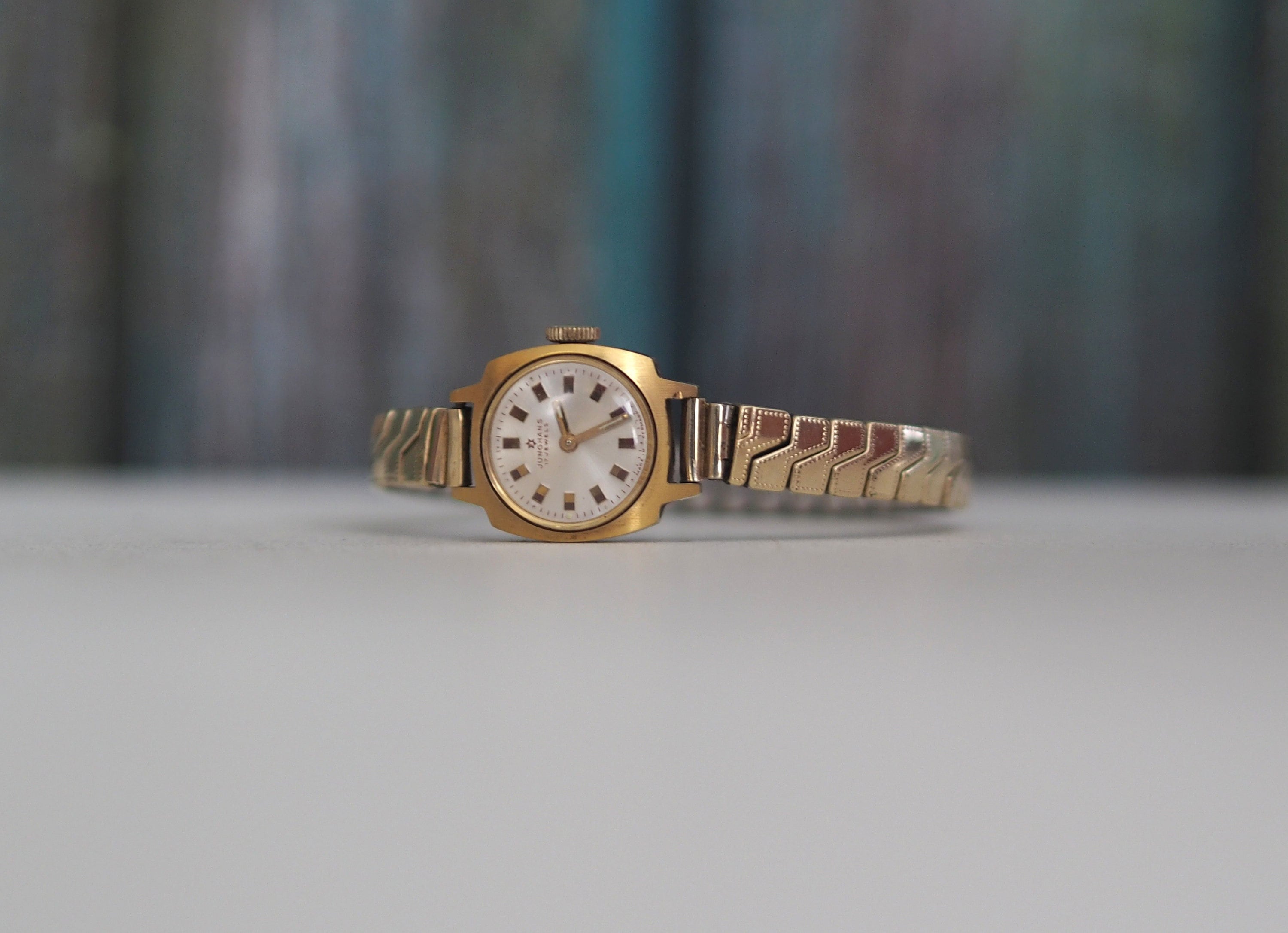 Duits dameshorloge uit de jaren 60 Junghans vintage Duits mechanisch opwindhorloge JUNGHANS Etsy Belgie