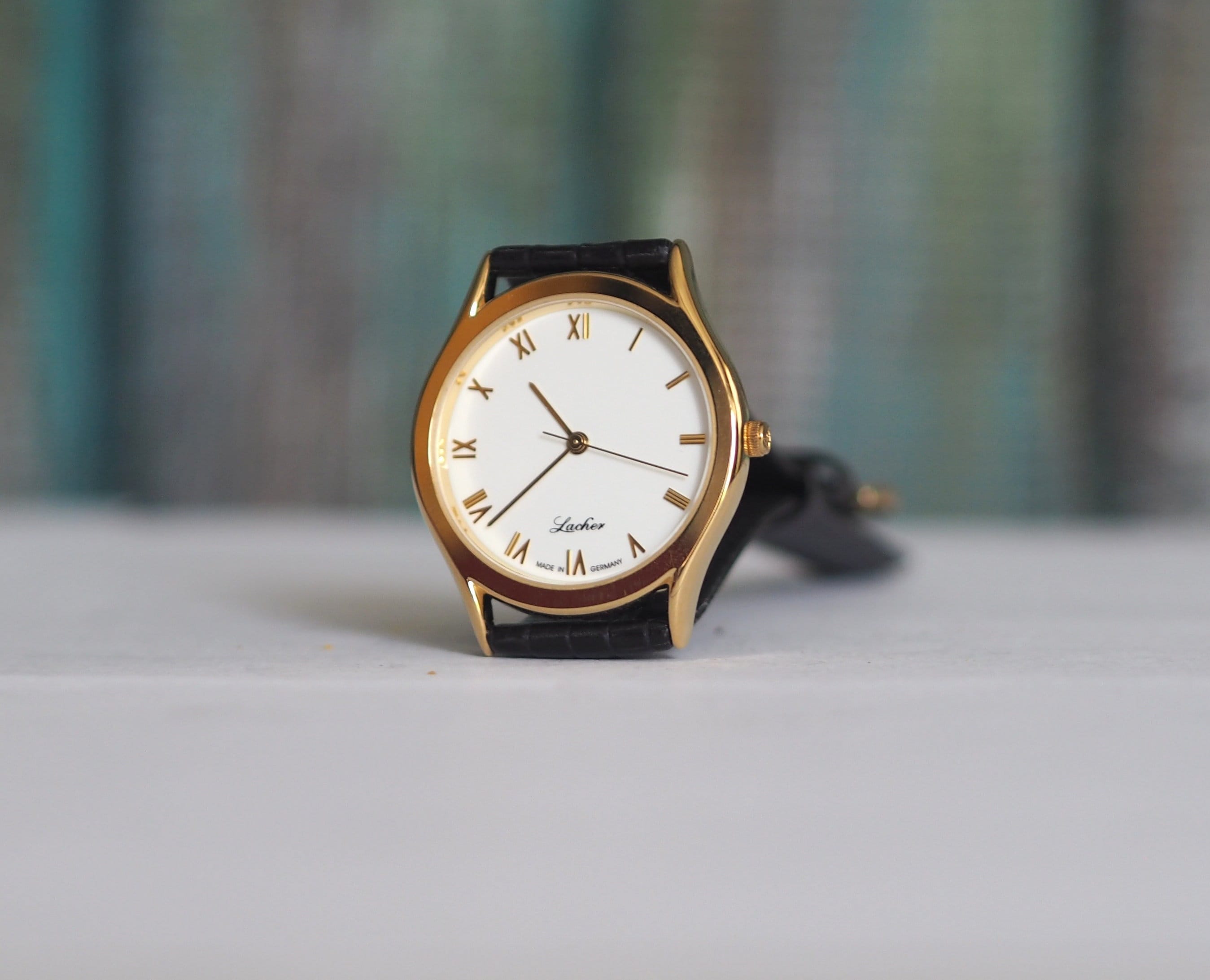 LACHER Quartz Damenuhr LACHER vintage deutsche Damenuhr mint