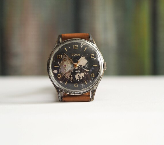 DOXA Modified Swiss Made Doxa Watch 1950 s Mechanical Wind up