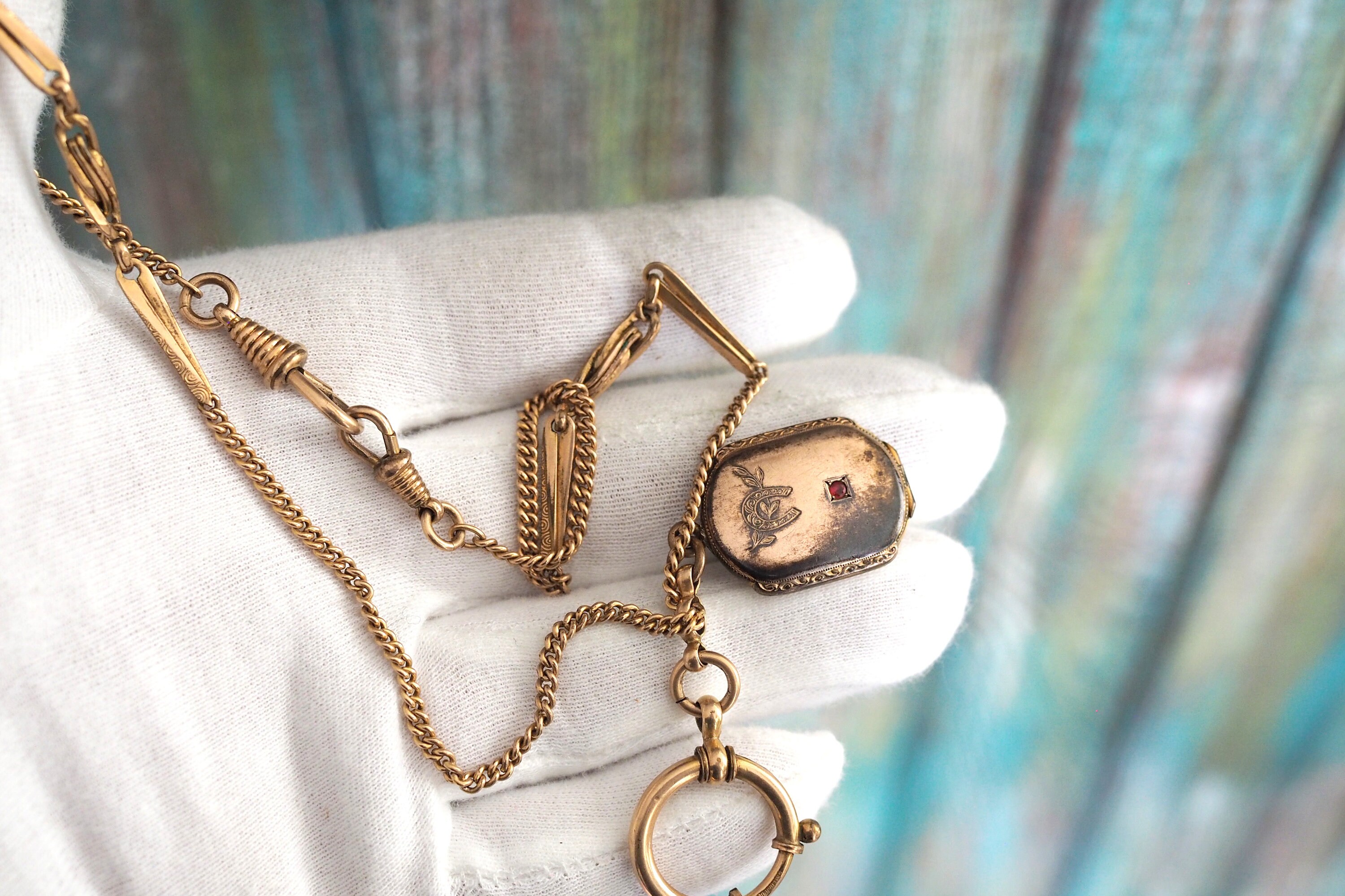 Chain Lock Watch Fob Straps Antique Pocket Watch Chain With