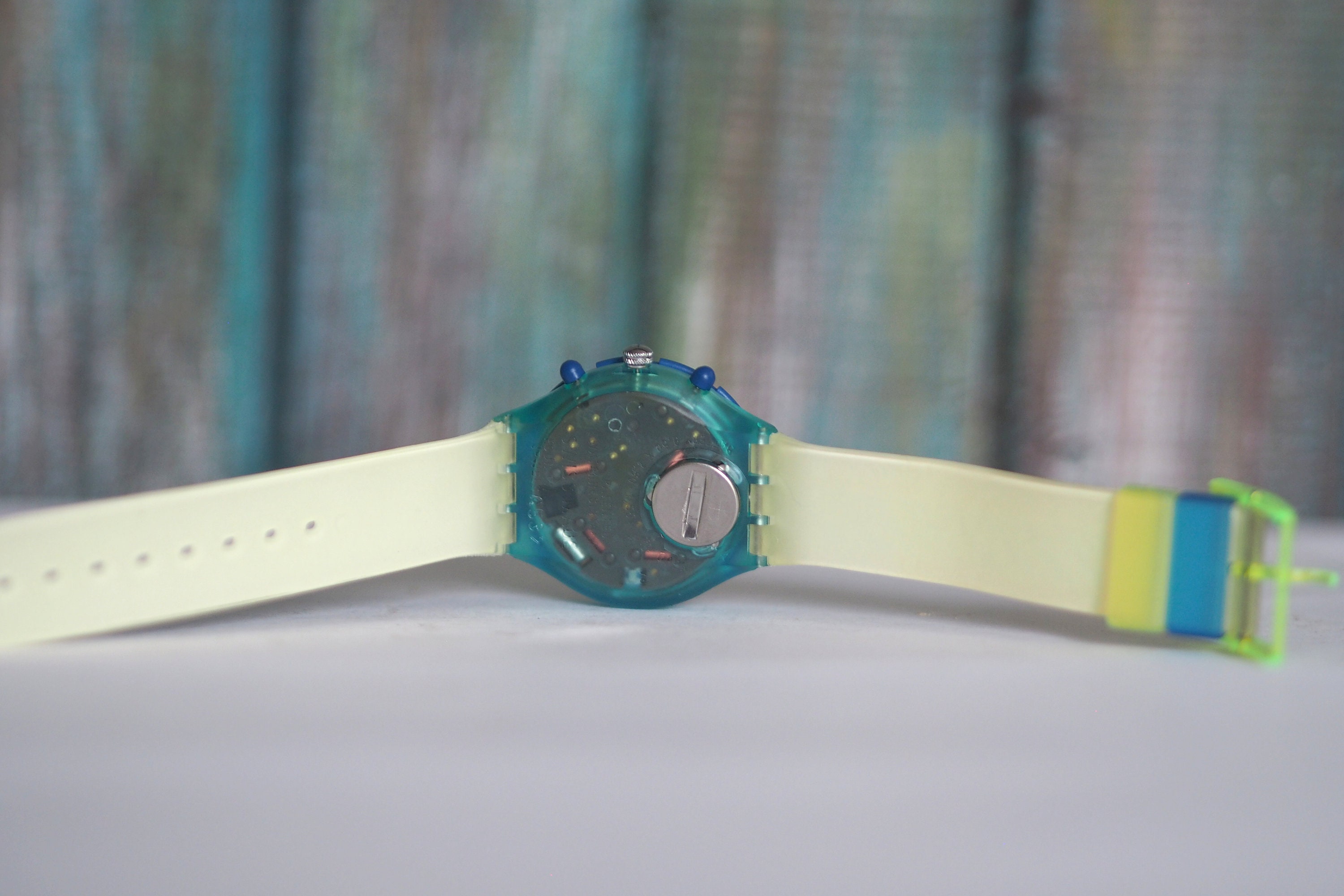 Swatch Midi Aqua Chrono GAME OVER SEL101 Swiss Made Watch