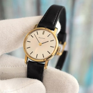 Vintage Bulova Ladies Watch | Swiss Made | Gold Plated | Mechanical Wind-Up | Elegant Classic