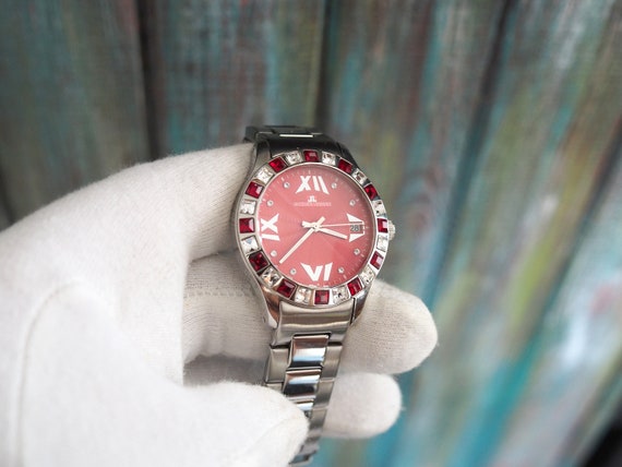 Jaques Lemans Red Stainless Steel 37MM Watch Jacques Lemans - Quartz Women main image 3