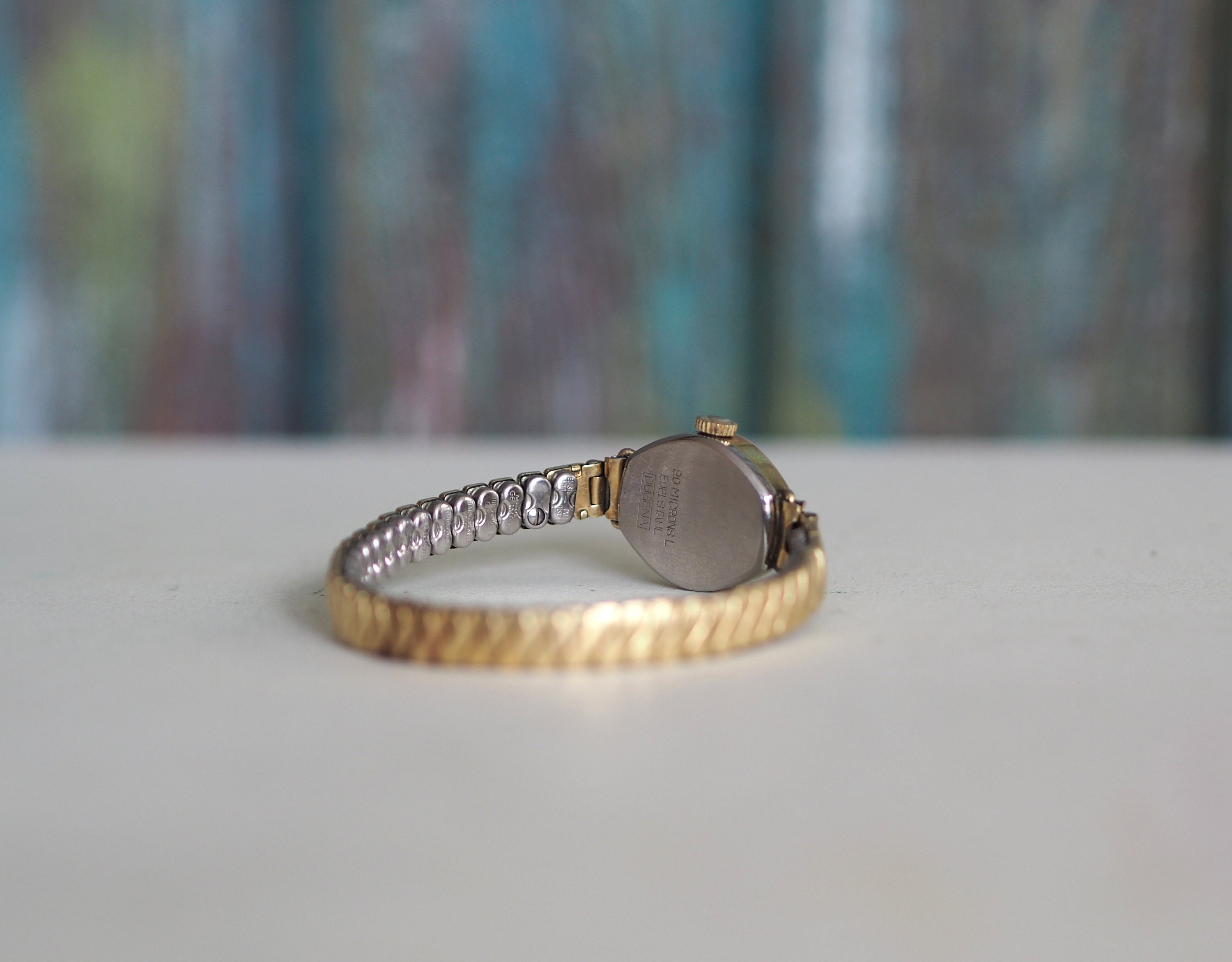 Montre Bracelet Mécanique Vintage Pilgrim - Remontage Manuel, Boîtier Argent 19.56mm, état Fonctionnel