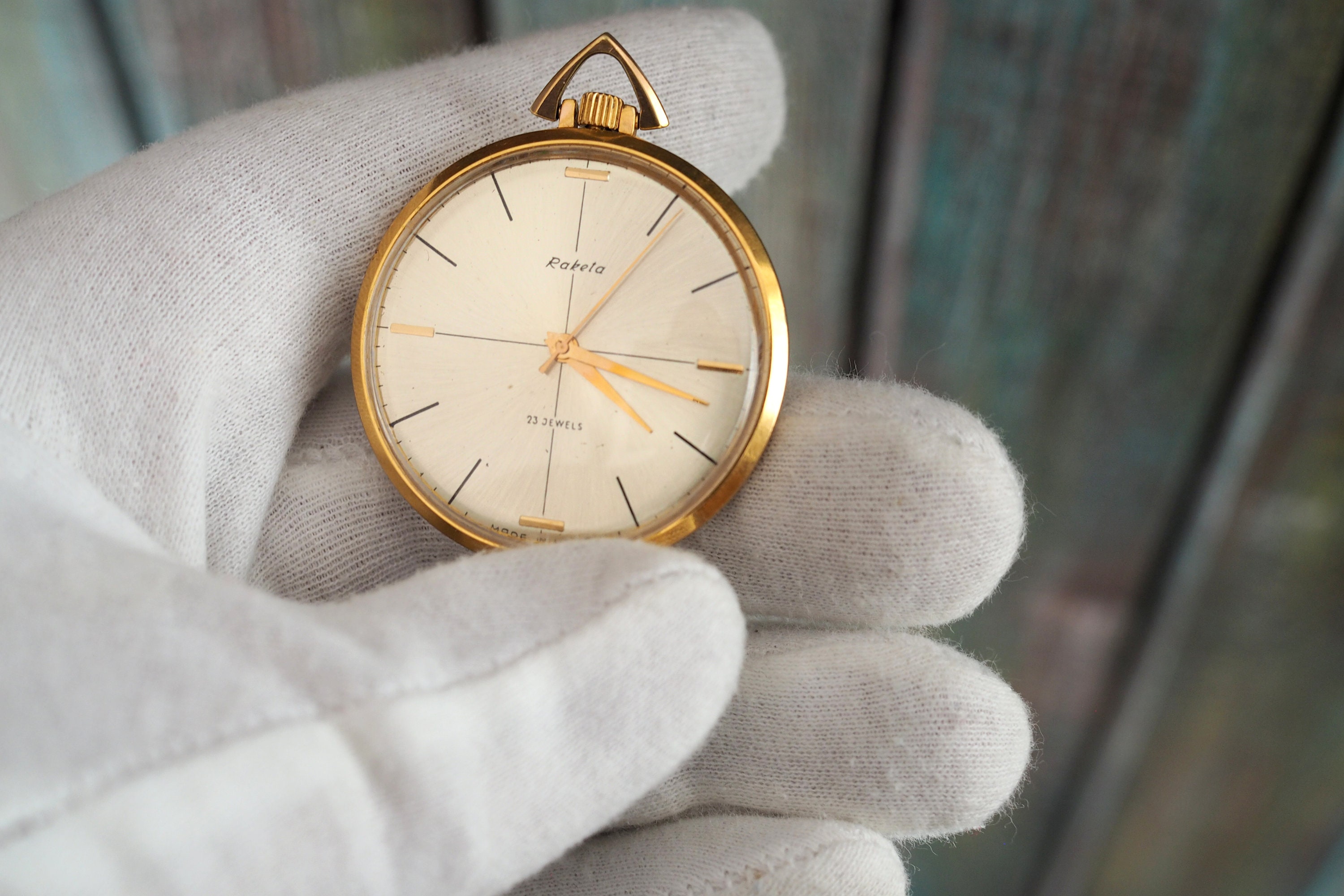 RAKETA Samson Cal.2209 - Ultrathin Mechanical Wind up Pocket Watch