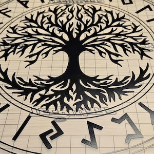 Mystical Viking Compass Decal for Cars, Laptops, and Walls - Stay on Course with this Powerful Symbol of Protection and Guidance