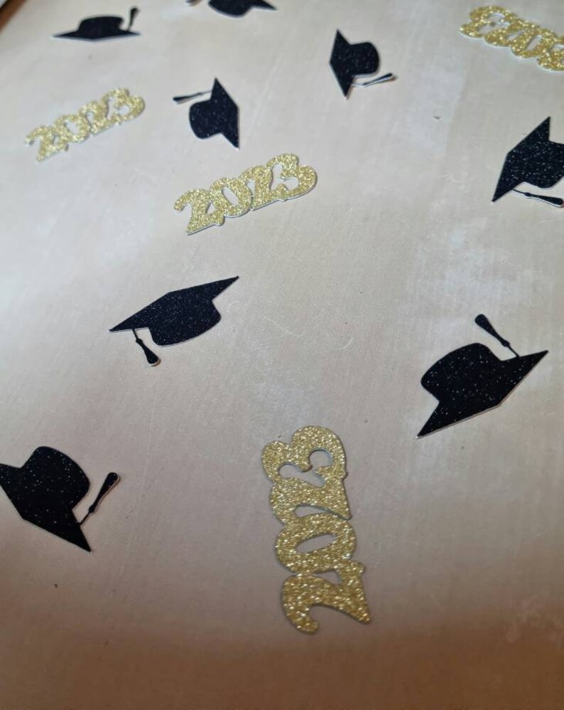Graduation Glitter Table Confetti Universitycollegeprom Etsy