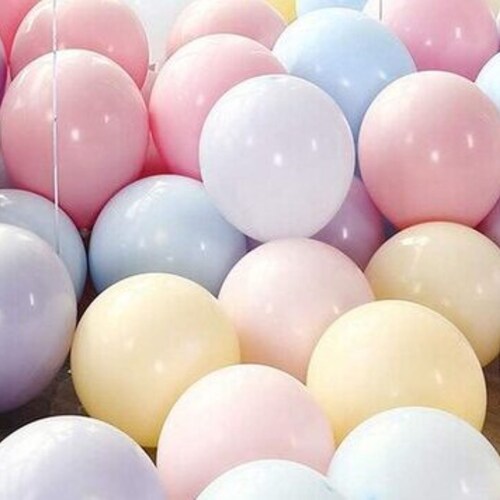 10 X Pastel Candy Coloured 10 Latex Balloons Etsy