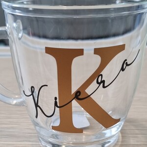 Décalcomanies en vinyle pour le verre ou les tasses. AUTOCOLLANT UNIQUEMENT. Cadeaux personnalisés
