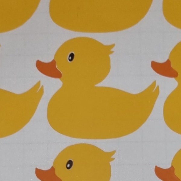 15 cute nursery wall rubber duck decals- laptop mirror car decals