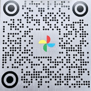 Business QR Code Vinyl Aufkleber: Benutzerdefinierter Werbeaufkleber